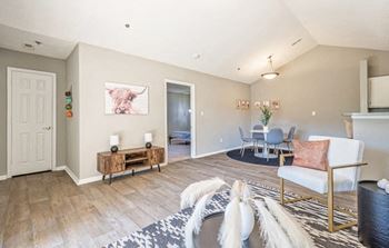 Spacious living & dining areas